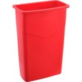 Gec Global Industrial Slim Trash Can, 23 Gallon, Red XDL-90D-RD